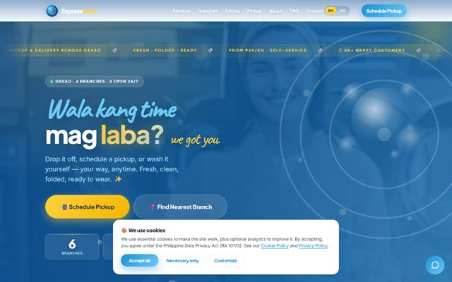 ExpressWash — website